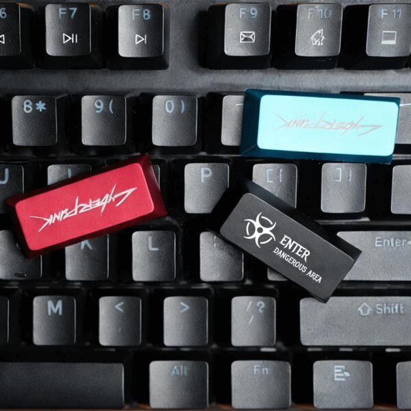 Personalised Colorful Metal Enter Keycap - Aluminum Alloy Artisan Keycap for Cherry MX Mechanical Keyboard